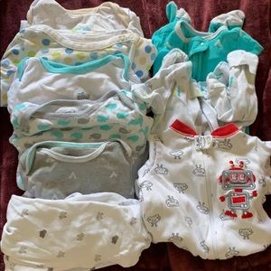 Bundle of 19 boys Pjs- from various places.